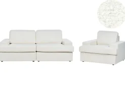 Sofasæt 4 personers ALLA Boucle Cremehvid