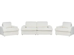 Sofasæt 5 personers ALLA Boucle Cremehvid