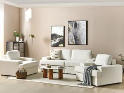 Sofasæt 5 personers ALLA Boucle Cremehvid