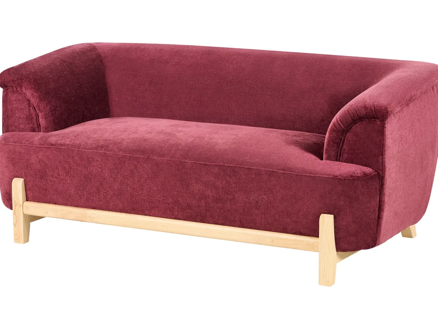 Sofasæt 5 personers ALNOR Chenille Bordeaux