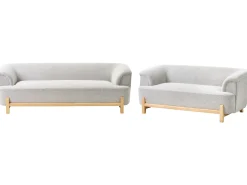 Sofasæt 5 personers ALNOR Lysegrå