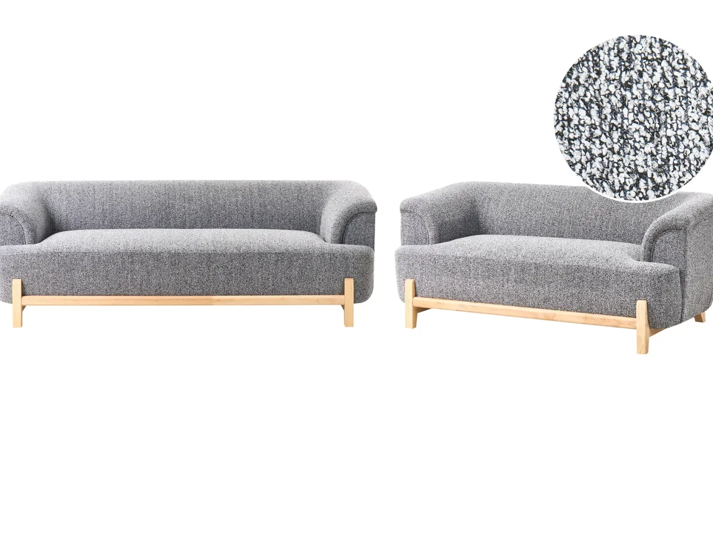 Sofasæt 5 personers ALNOR Mørkegrå