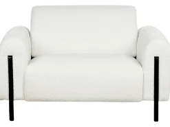 Sofasæt 4 personers ASKIM Boucle Hvid