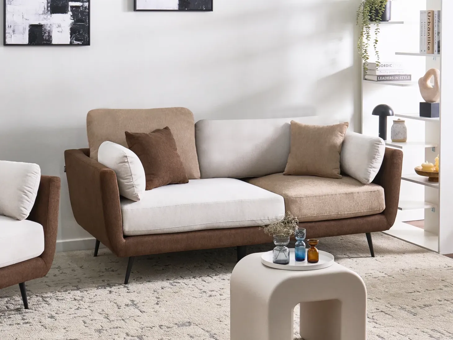 Sofasæt 4 personers BOLGA Brun