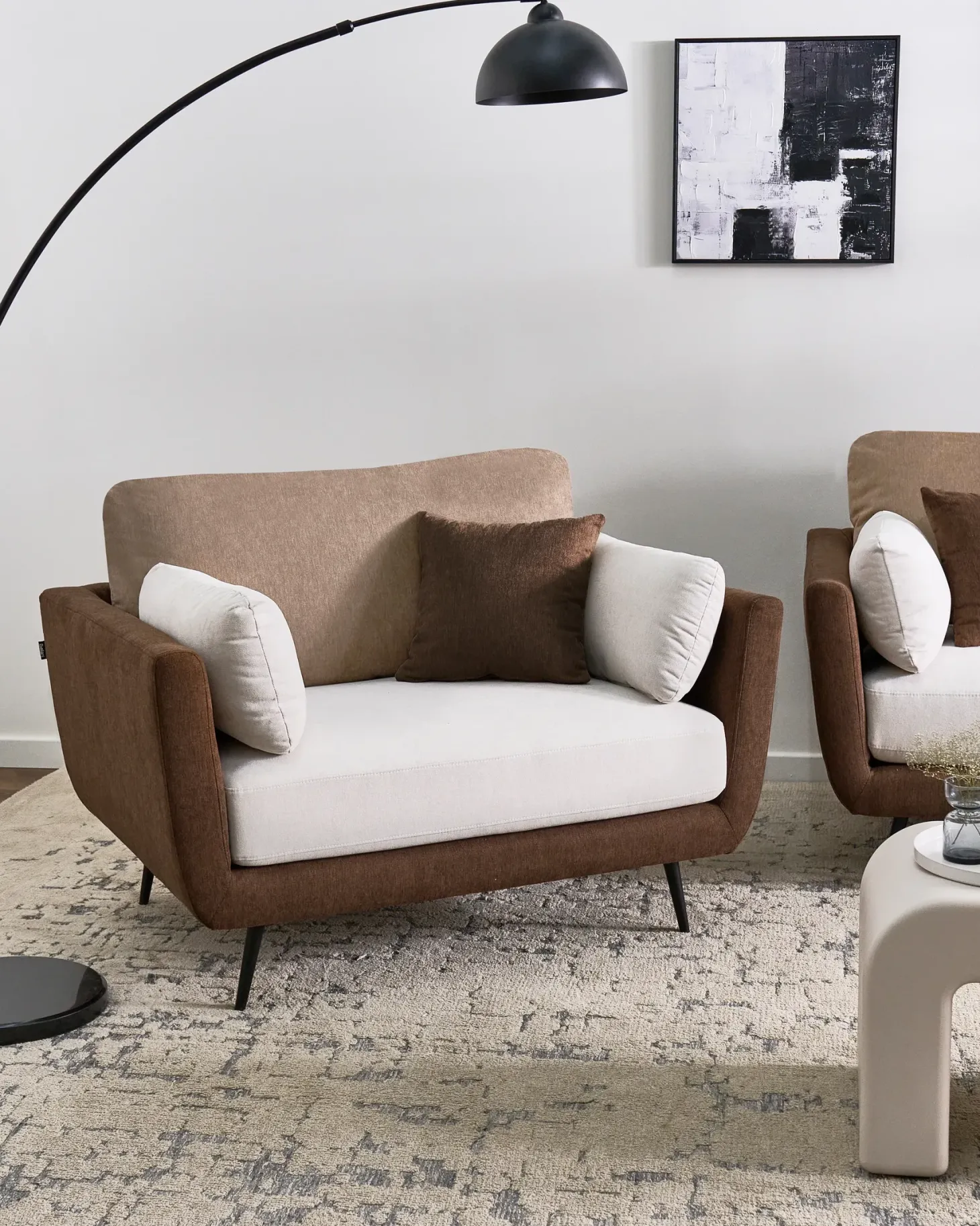 Sofasæt 4 personers BOLGA Brun