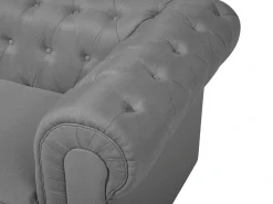 Sofasæt 4 personers CHESTERFIELD Lysegrå