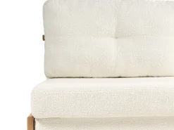 Sofasæt 3 personers EDLAND Boucle Hvid med bænk