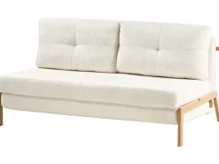 Sofasæt 3 personers EDLAND Boucle Hvid med bænk