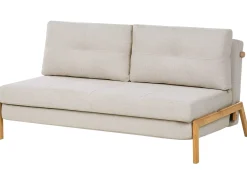Sofasæt 3 personers EDLAND Lys Beige med puf
