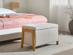 Sofasæt 3 personers EDLAND Lys Beige med bænk