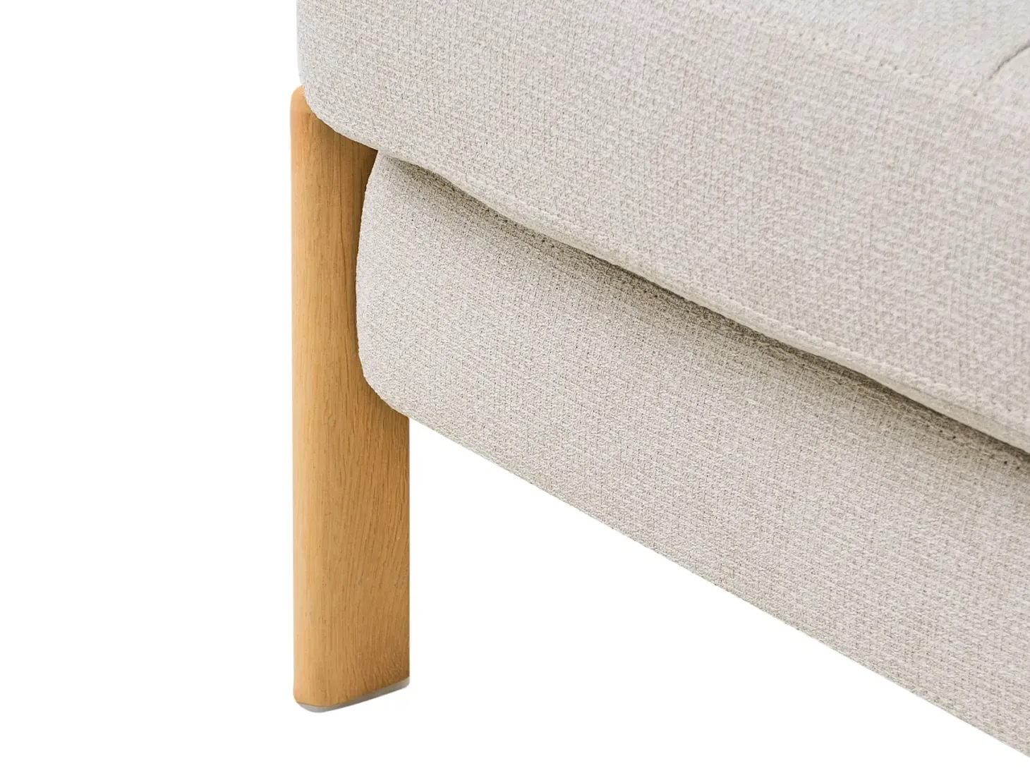 Sofasæt 3 personers EDLAND Lys Beige med bænk