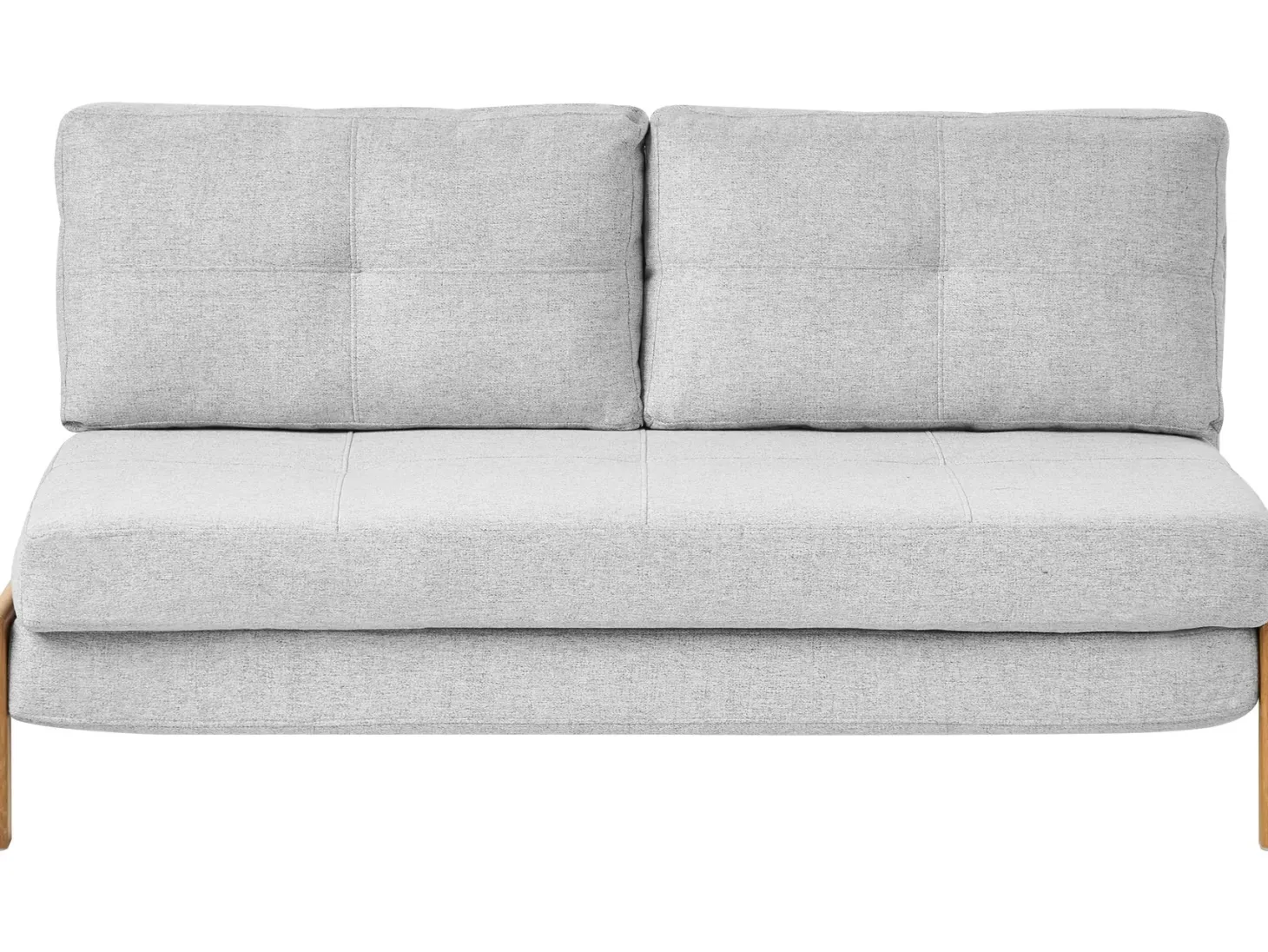 Sofasæt 3 personers EDLAND Lysegrå med puf