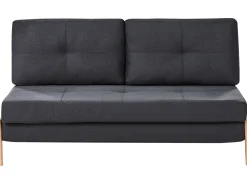 Sofasæt 3 personers EDLAND Sort med puf