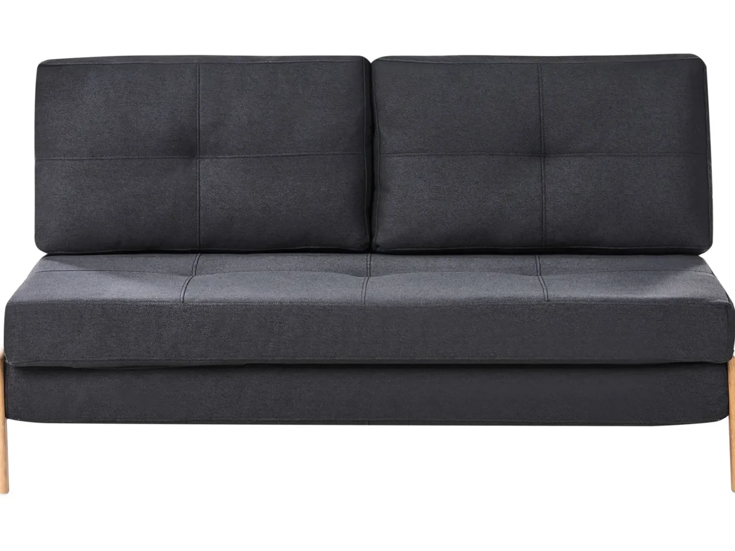 Sofasæt 3 personers EDLAND Sort med bænk