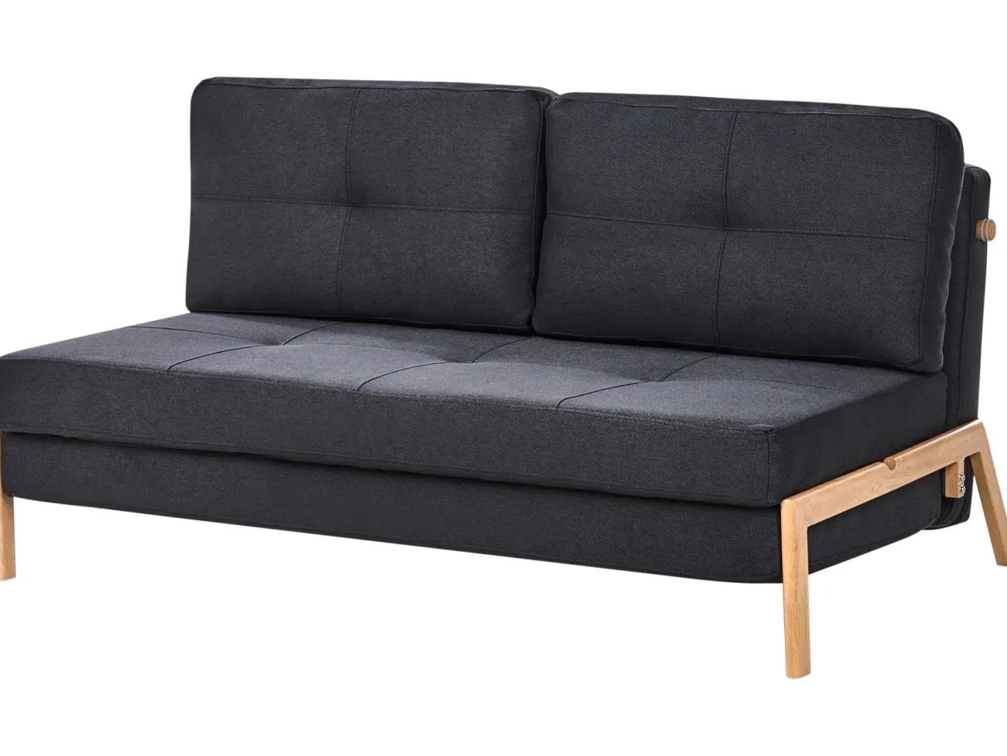 Sofasæt 3 personers EDLAND Sort med bænk