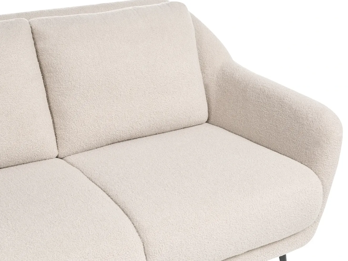 Sofasæt 3 personers EIBY Boucle Beige