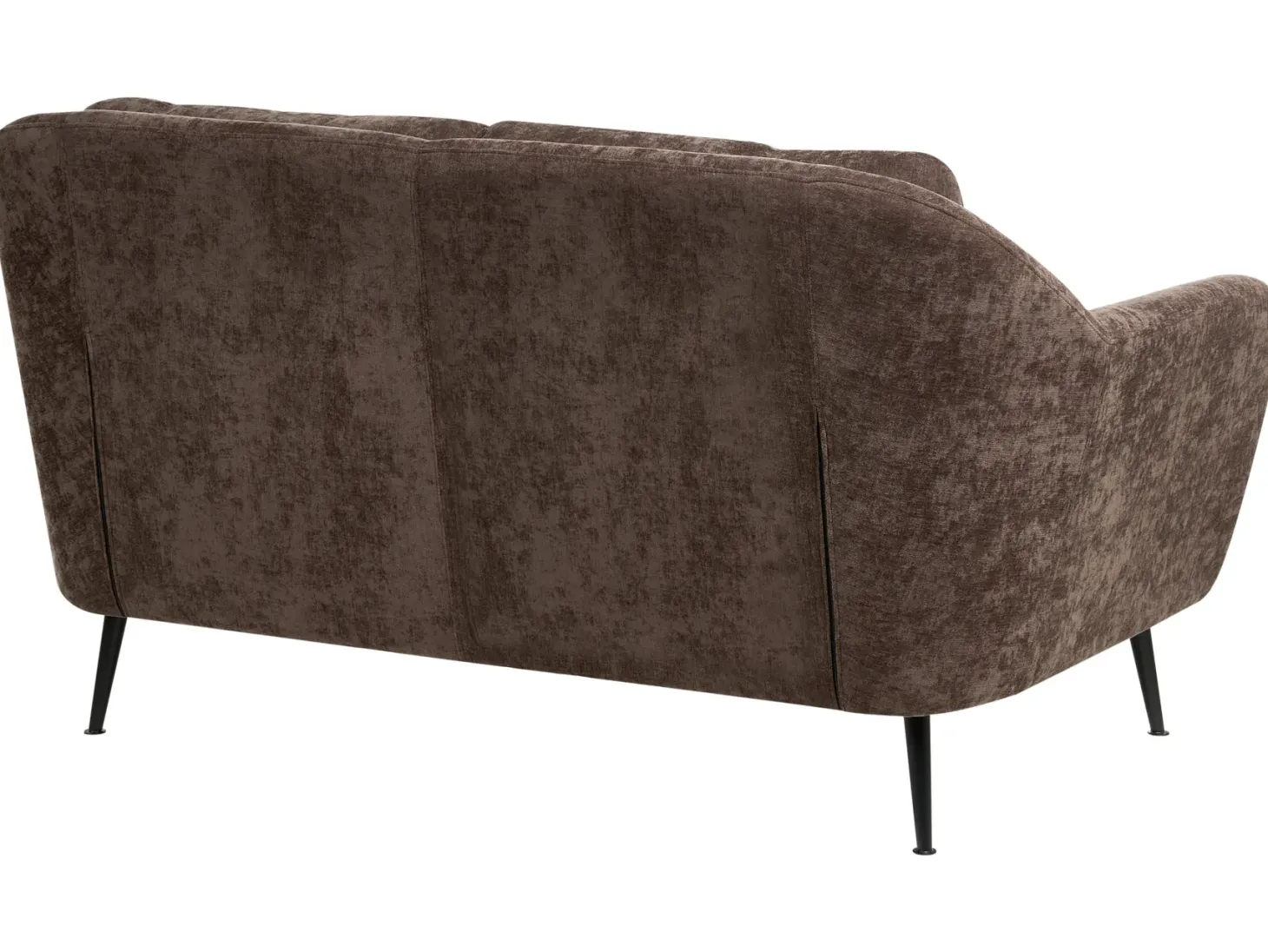 Sofasæt 3 personers EIBY Chenille Mørkebrun