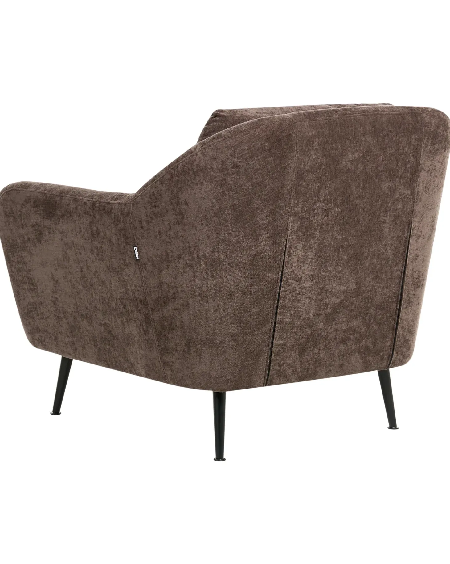 Sofasæt 3 personers EIBY Chenille Mørkebrun