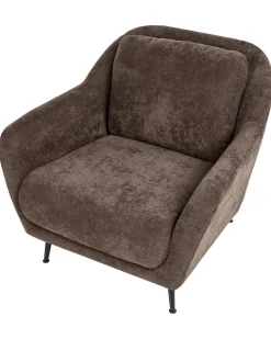 Sofasæt 3 personers EIBY Chenille Mørkebrun