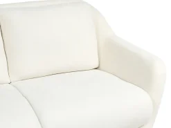 Sofasæt 3 personers EIBY Chenille Hvid