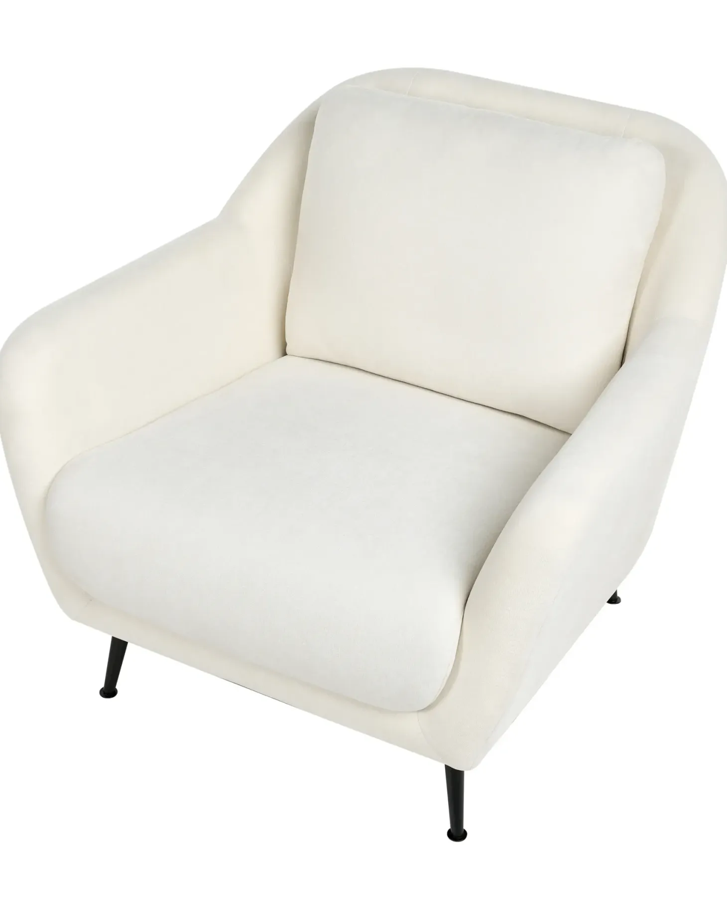 Sofasæt 3 personers EIBY Chenille Hvid