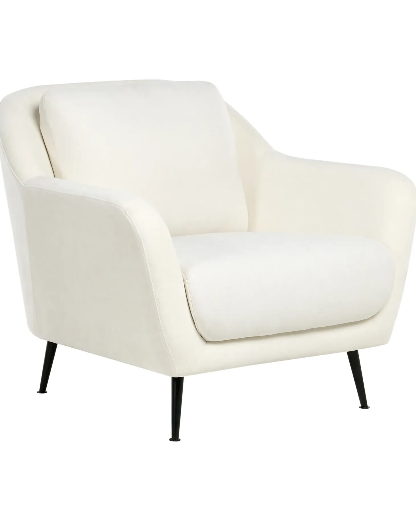 Sofasæt 3 personers EIBY Chenille Hvid