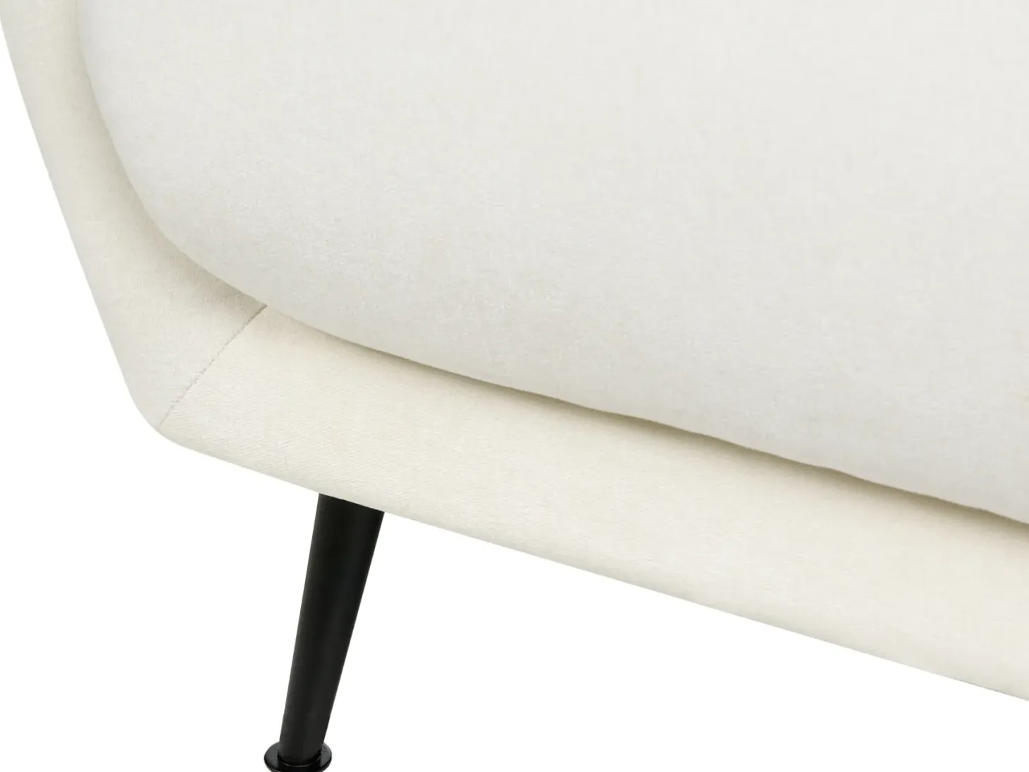 Sofasæt 3 personers EIBY Chenille Hvid