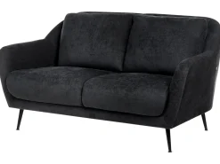 Sofasæt 3 personers EIBY Chenille Sort