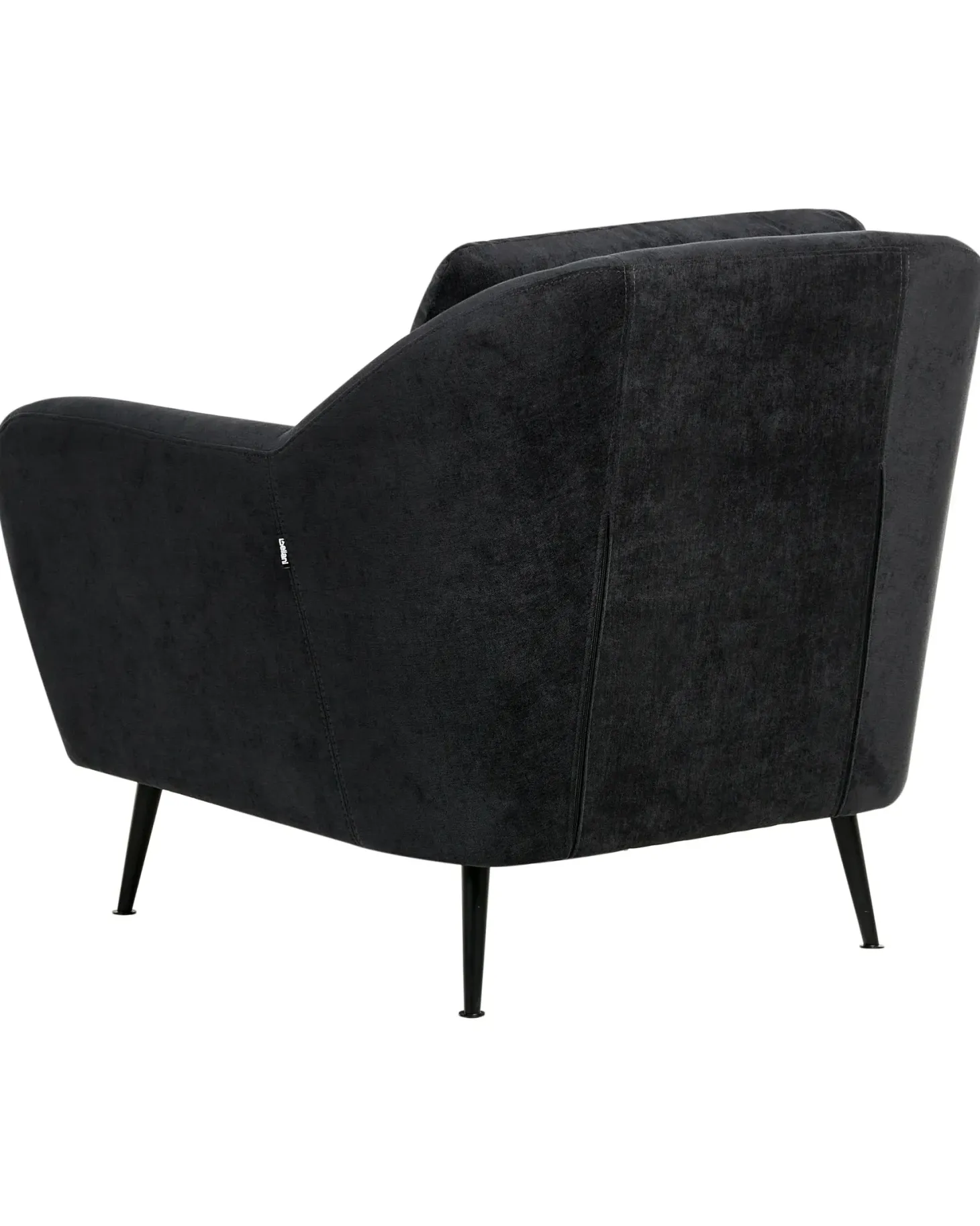 Sofasæt 3 personers EIBY Chenille Sort