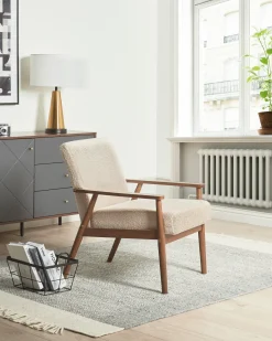 Sofasæt 6 personers ESRUM Boucle Mørkebrun/beige