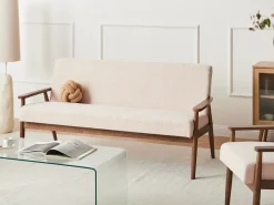 Sofasæt 6 personers ESRUM Boucle Mørkebrun/beige