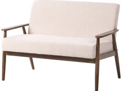Sofasæt 6 personers ESRUM Boucle Mørkebrun/beige