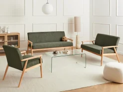 Sofasæt 6 personers ESRUM Lysebrun/ Grøn