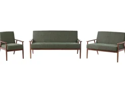 Sofasæt 6 personers ESRUM Mørkebrun/ Grøn