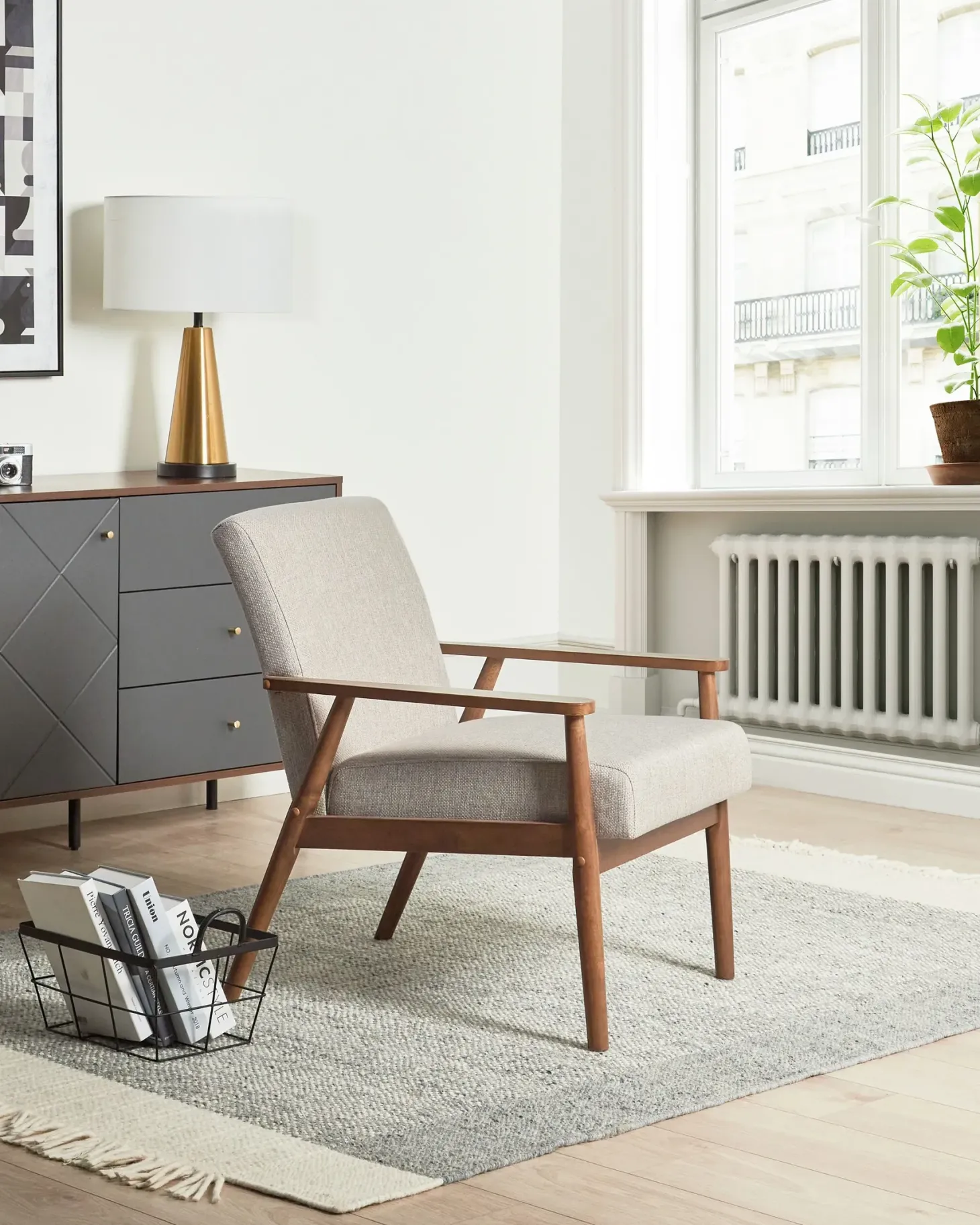 Sofasæt 6 personers ESRUM Mørkebrun/grå