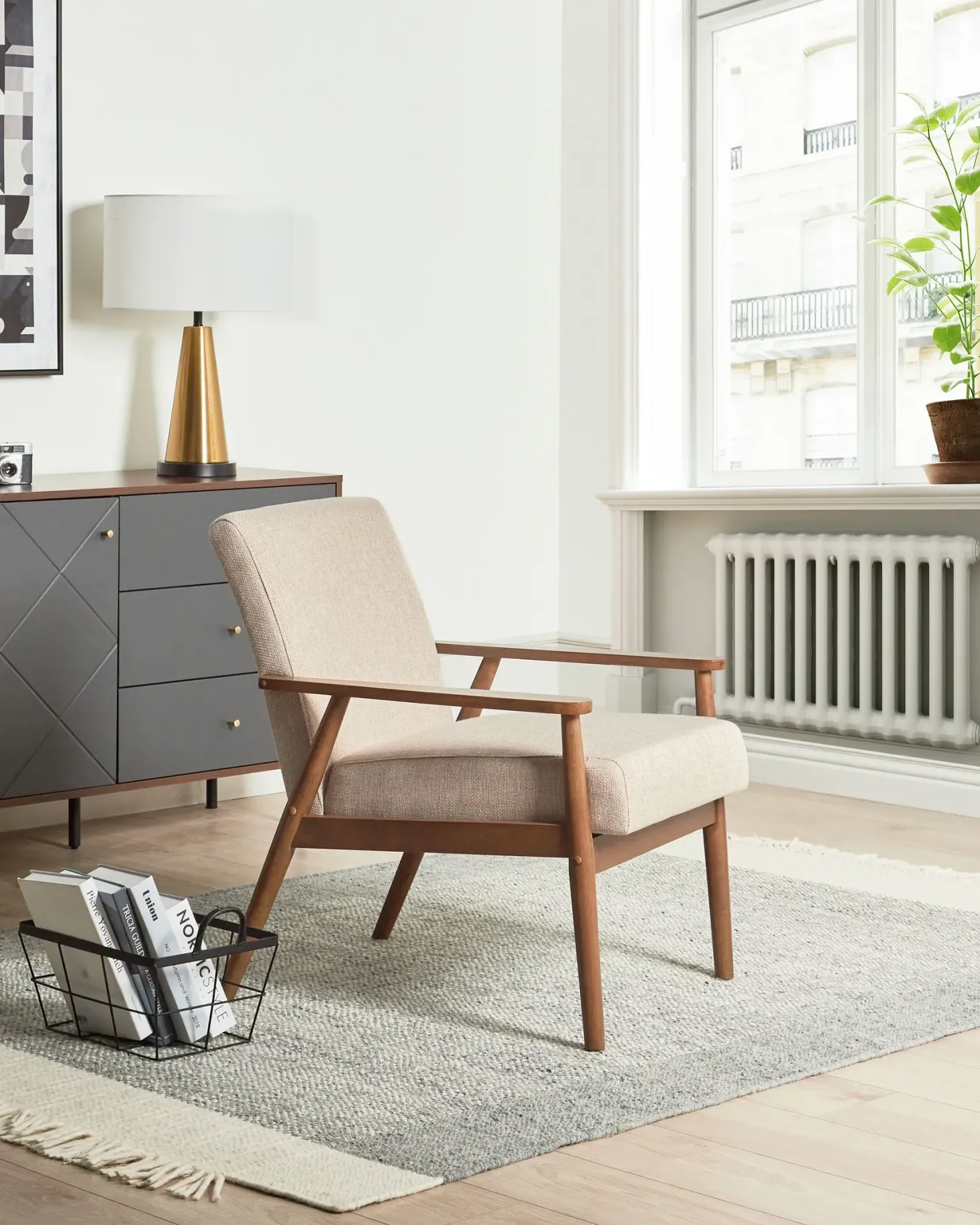 Sofasæt 6 personers ESRUM Mørkebrun/beige