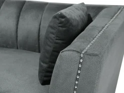 Sofasæt 5 personers GAULA Velour Grå