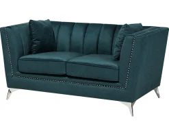 Sofasæt 5 personers GAULA Velour Blågrøn