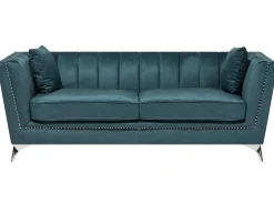 Sofasæt 5 personers GAULA Velour Blågrøn