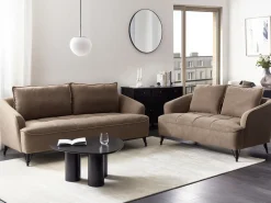 Sofasæt 5 personers HOBRO Lysebrun