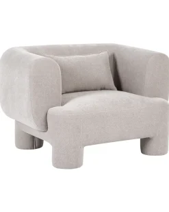Sofasæt 6 personers HOGBO Beige med fodskammel