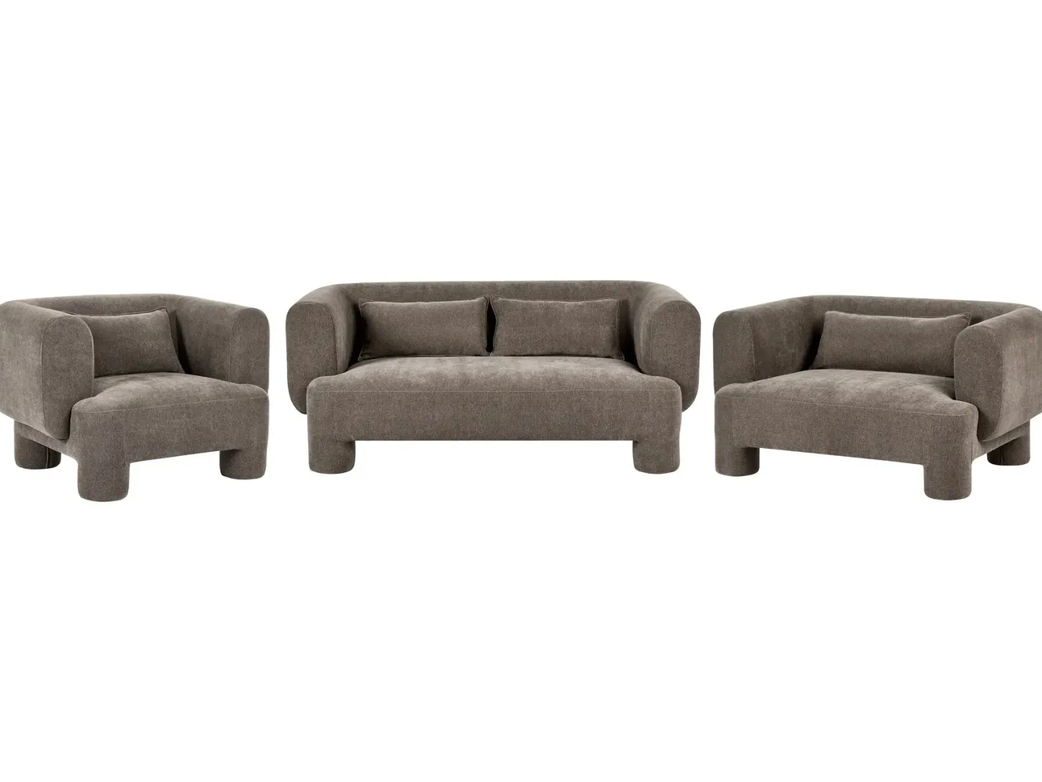 Sofasæt 6 personers HOGBO Brun