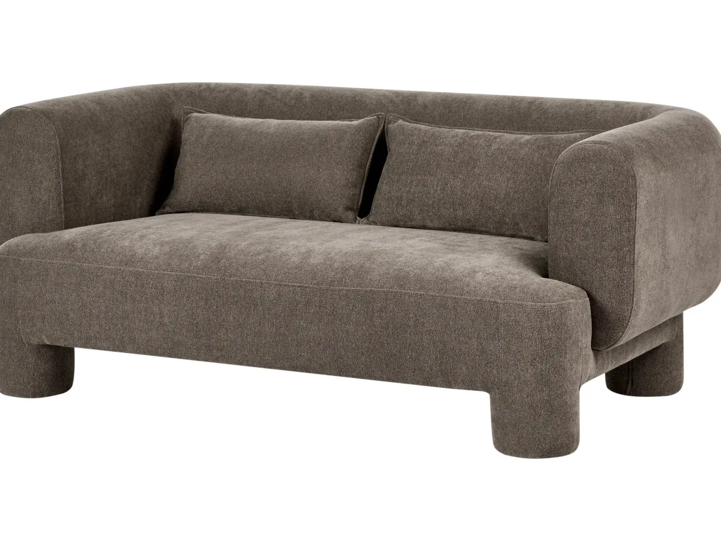 Sofasæt 6 personers HOGBO Brun med fodskammel