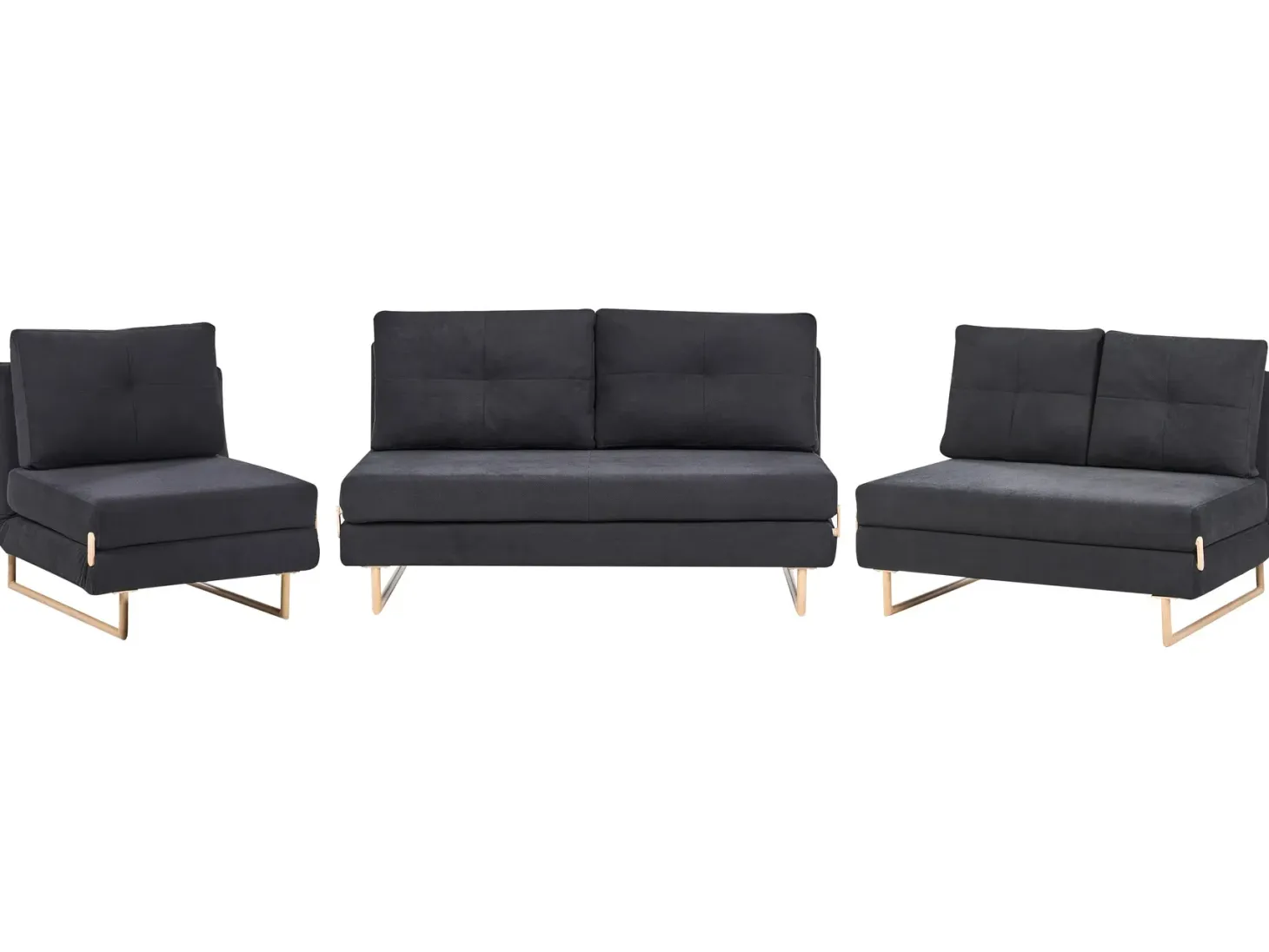Sofasæt 6 personers JERSLEV Sort