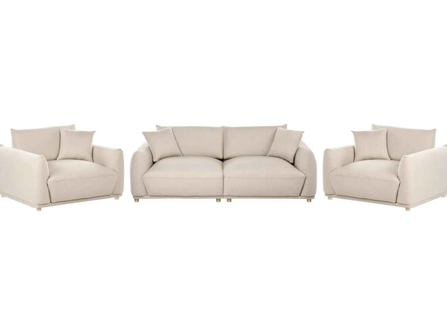 Sofasæt 5 personers JUBEK Beige