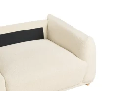 Sofasæt 5 personers JUBEK Boucle Cremehvid