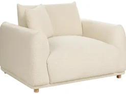 Sofasæt 5 personers JUBEK Boucle Cremehvid