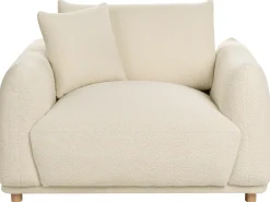 Sofasæt 5 personers JUBEK Boucle Cremehvid