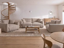 Sofasæt 5 personers JUBEK Boucle Beige