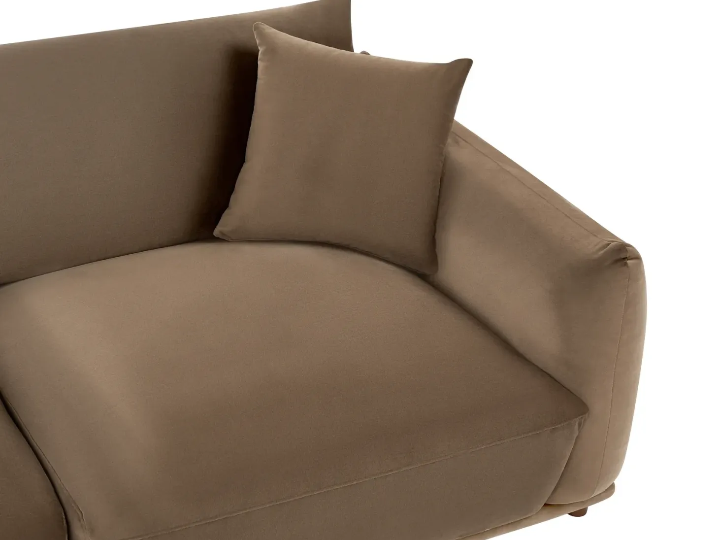 Sofasæt 5 personers JUBEK Velour Brun